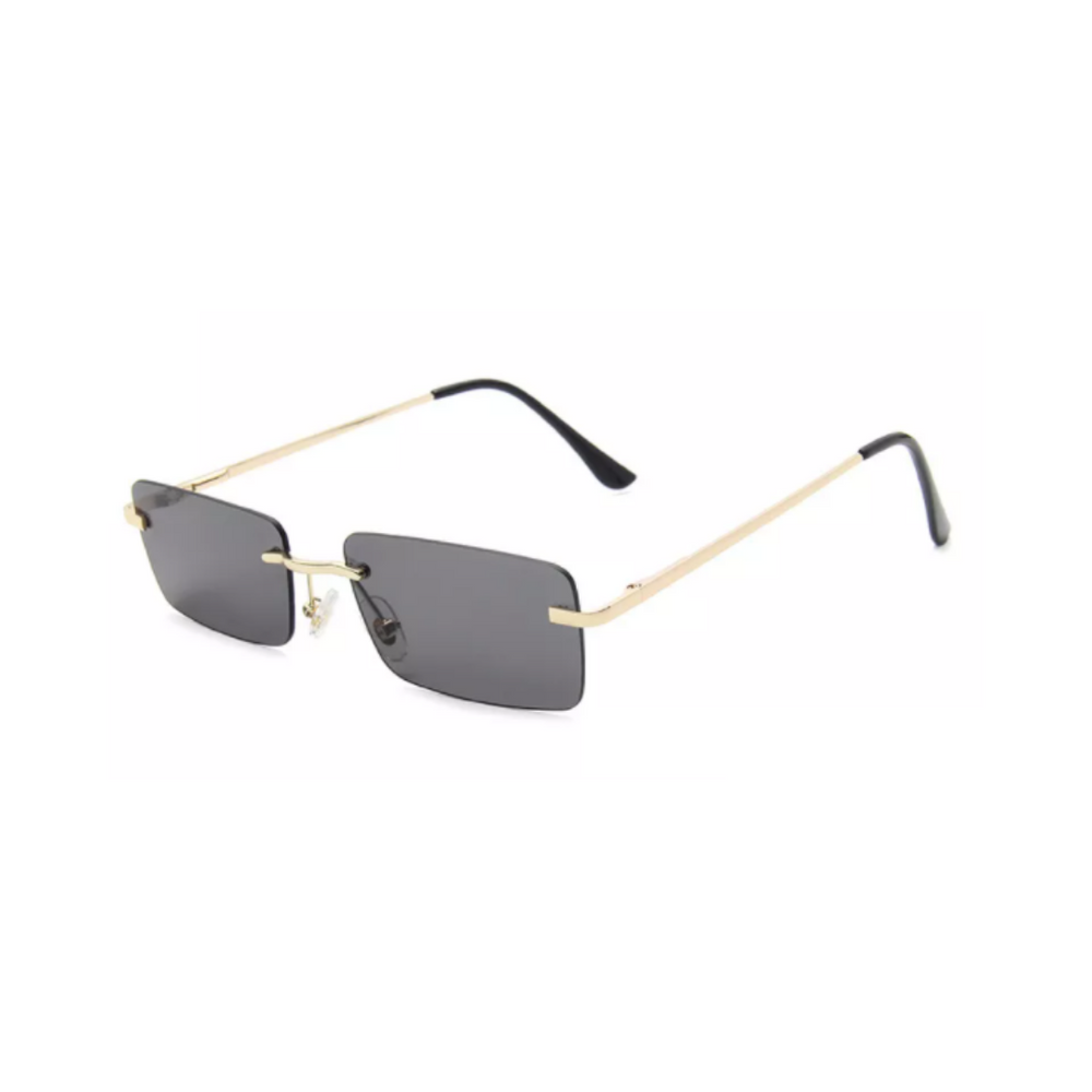 90s rimless fashion sunglasses